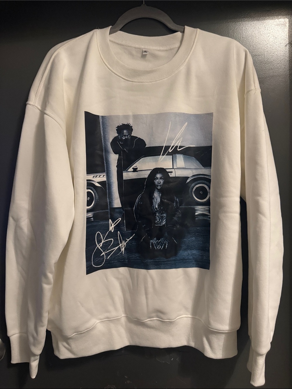 SZA & KENDRICK LAMAR Women’s Graphic Crewneck Sweatshirt XL